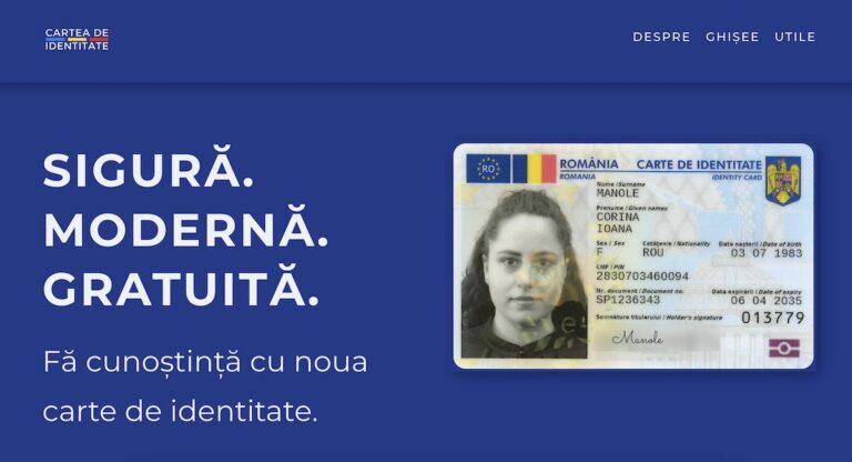 A fost lansat site-ul dedicat cărții electronice de identitate în București și Ilfov
