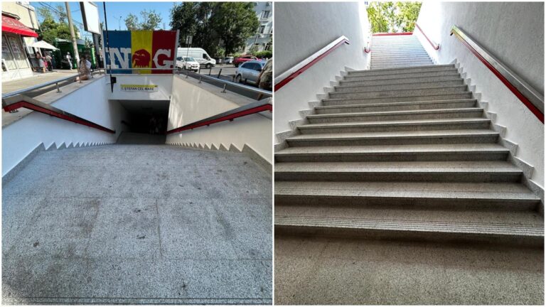 Accesul dinspre Strada Aurel Vlaicu al stației de metrou Ștefan cel Mare este redeschis. Lucrările la scări au fost finalizate