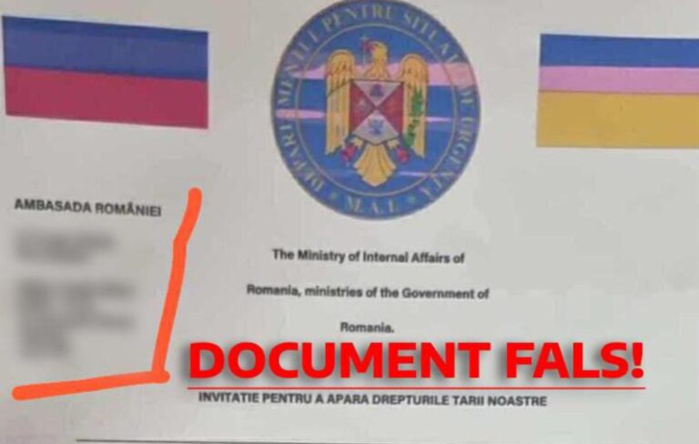 Atenționare privind documentele false legate de înrolarea tinerilor