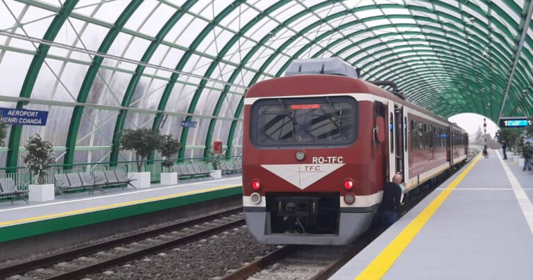 Incident de degajare de fum la un automotor CFR Călători la Aeroportul Henri Coandă