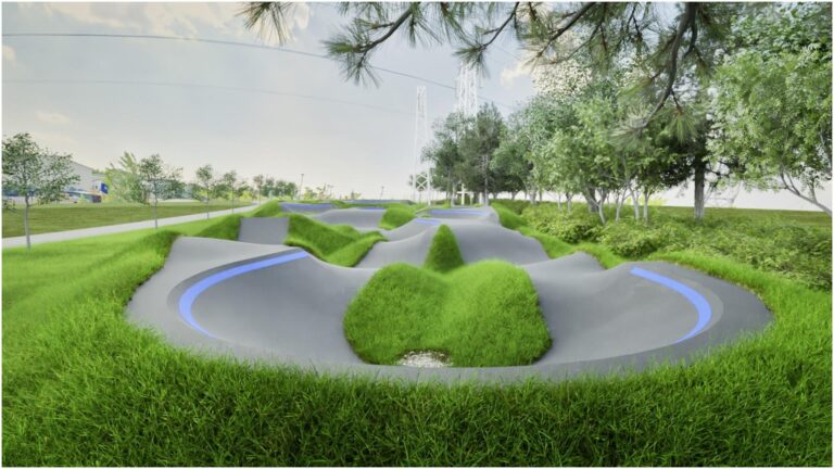 FOTO | Aspectul viitoarelor piste de Pumptrack din zona Lunca Bisericii din Sectorul 3