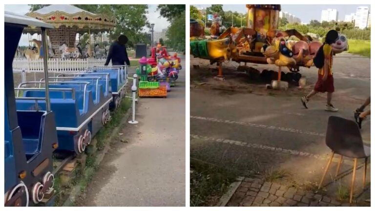 FOTO | Tiribombe neautorizate în Parcul IOR, un pericol pentru copii