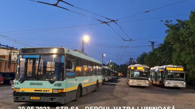 Noua hartă interactivă a transportului public din București include autobazele și depourile STB