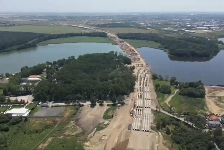 Proiectul Lotului 4 Nord al Autostrăzii Bucureștiului A0 avansează semnificativ, depășind 70% din lucrări