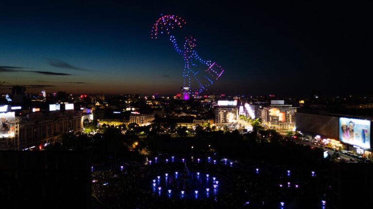 Spectacolele Simfonia Apei din Piața Unirii se apropie de final