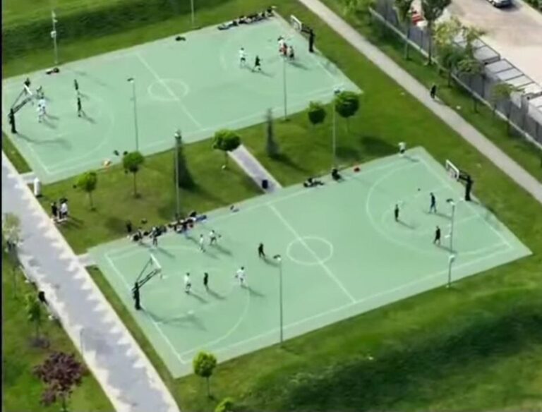 Terenurile de baschet din Parcul Liniei, închise timp de trei zile pentru reparații