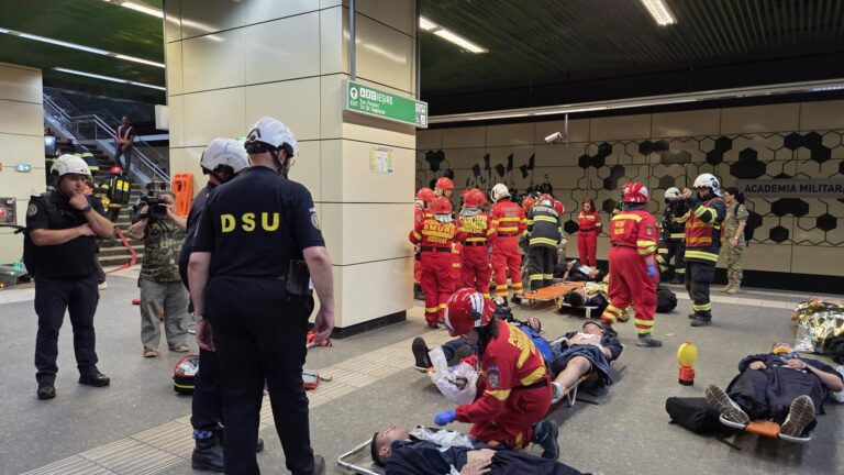 Ziua a 2-a a exerciţiului SEISM 2025: Simulare de explozie şi incendiu la metrou