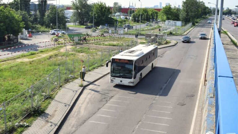 STB: Stația de autobuz „Institutul Meteorologic” de pe DN1, spre Otopeni, mutată temporar. Avansează lucrările la viitoarea magistrală de metrou M6
