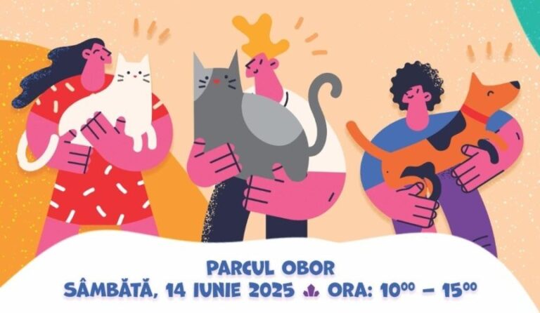 Târgul de adopții „Prietenii Pufoși”, programat pe 14 iunie în Parcul Obor