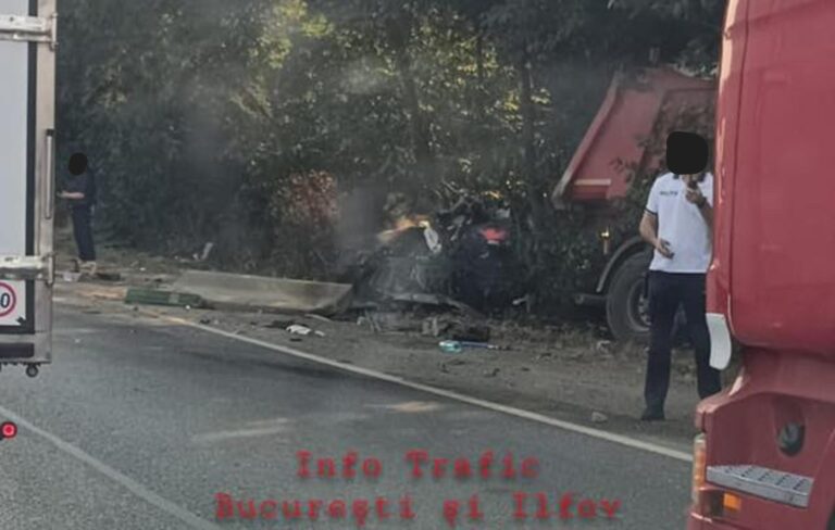 Accident grav pe Centura București, sensul Chitila – Mogoșoaia
