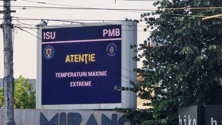 Activarea unei celule de criză în București și Ilfov din cauza caniculei