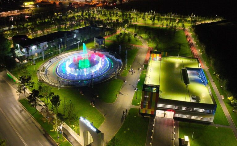 Actualizare a playlistului la fântâna muzicală din Parcul Tudor Arghezi