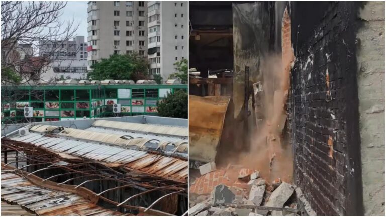 Demolarea Piaței Matache: Transformare după incendiul devastator