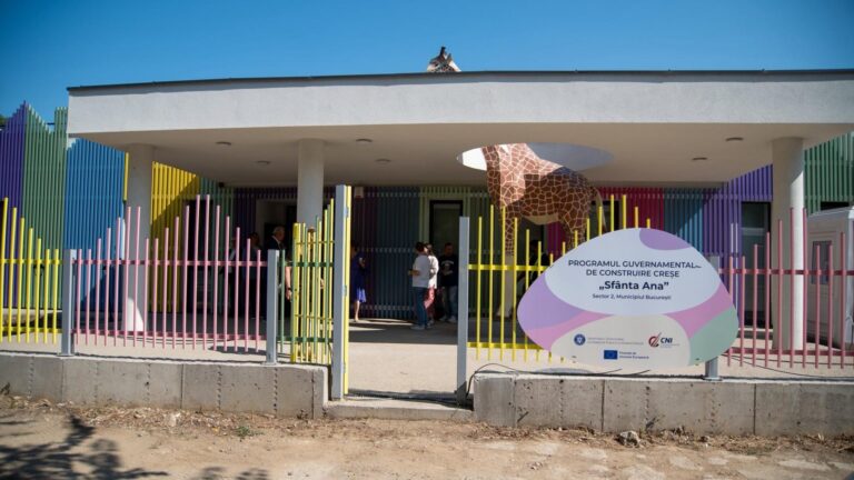 Inaugurarea primei creșe din programul „Sfânta Ana” în București