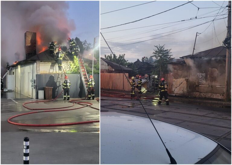Incendiu devastator în București, zona Zețari, cu victime și trafic afectat