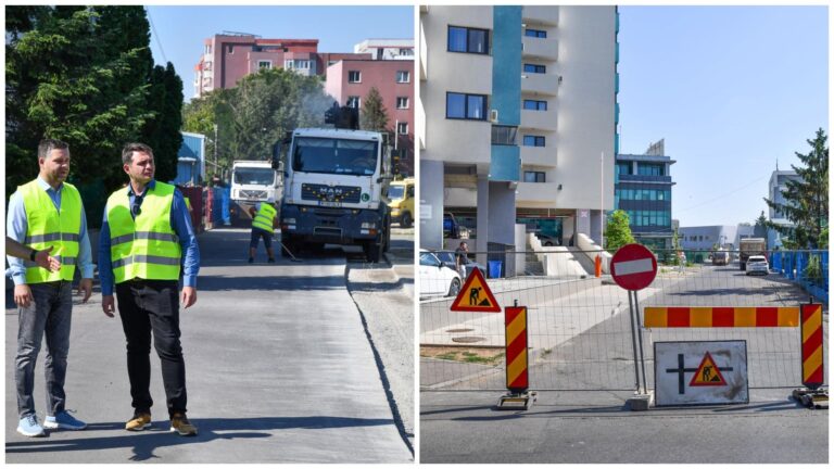 Lucrări de modernizare pe Strada Amilcar Săndulescu: Trafic închis pentru lățire și amenajări