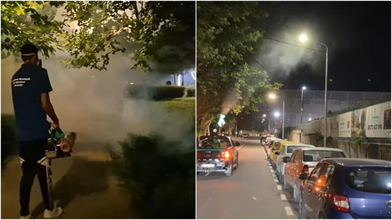 Lupta împotriva țânțarilor continuă în București, cu acțiuni nocturne în toate sectoarele