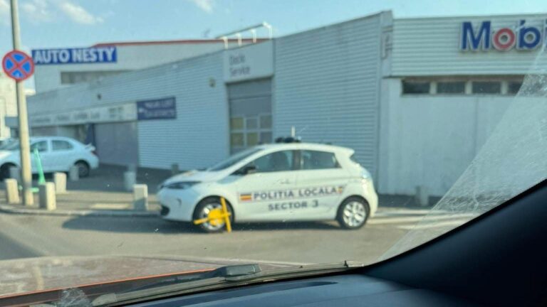 Parcarea neregulamentară sancționată fără milă în Sectorul Băluță: inclusiv o mașină a Poliției Locale a fost afectată