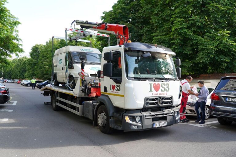 Primăria Sectorului 3 investește 1,7 milioane de euro în ridicarea mașinilor parcate neregulamentar