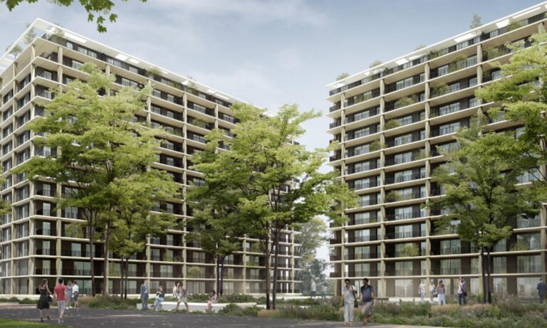 Proiect rezidențial cu autorizație de construire, în spatele Romexpo, scos la vânzare. Prevede o clădire de birouri și alte două de locuințe