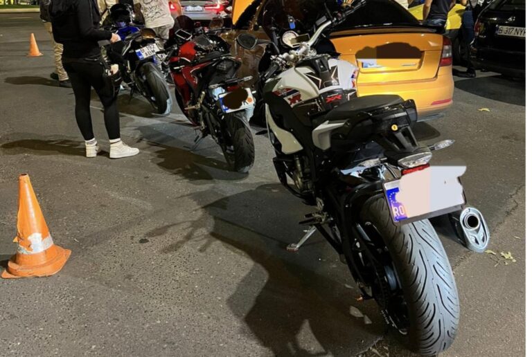 Tânără de 19 ani, sancționată de Poliție pentru o motocicletă neconformă, în urma unei acțiuni cu amenzi de 30.000 de lei