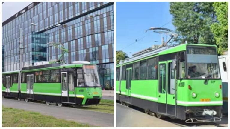 Ultimul tramvai V3A-93 continuă să circule prin București, pe linia 36