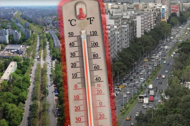 EXPERIMENT: Valul de 40 °C revine, iar termometrul ne arată (din nou) două orașe într-unul singur