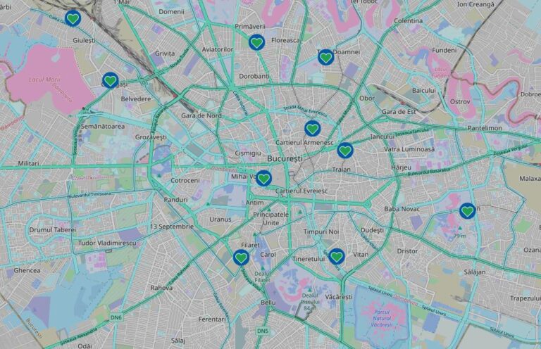 12 zone din Capitală vor fi transpuse în realitatea virtuală. Publicul poate vota până pe 31 august patru dintre acestea