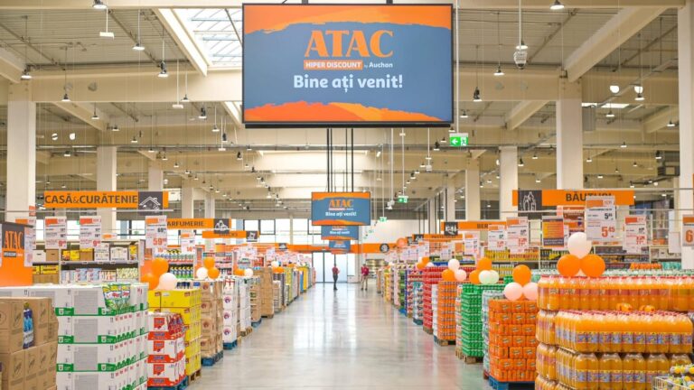 Auchan deschide un nou supermarket ATAC în Drumul Taberei, cu 60 de locuri de muncă disponibile