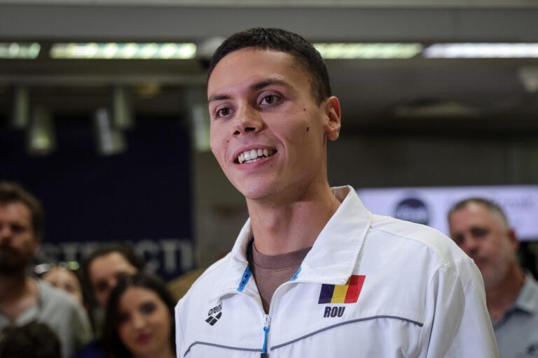 David Popovici: “Un băiat din Pantelimon, mândru să văd drapelul României mai sus decât cel al SUA”