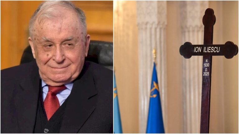 Detaliul neobișnuit de pe crucea lui Ion Iliescu: absența inscripției simbolice