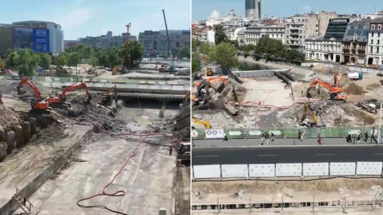 Dispar restricțiile de pe Splaiul Independenței, odată cu începerea școlii. Detalii de pe șantier