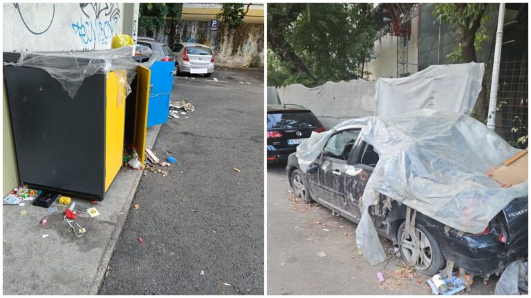 FOTO | Focare de gunoi pe străzile din Sectorul 2 al Capitalei