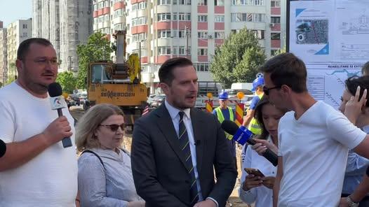 Încep lucrările la lotul 9 de tramvai pe B-dul Chișinău