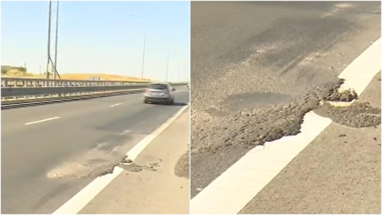 Probleme cu asfaltul pe Lotul 1 al A0: Denivelări apărute la un an de la inaugurare