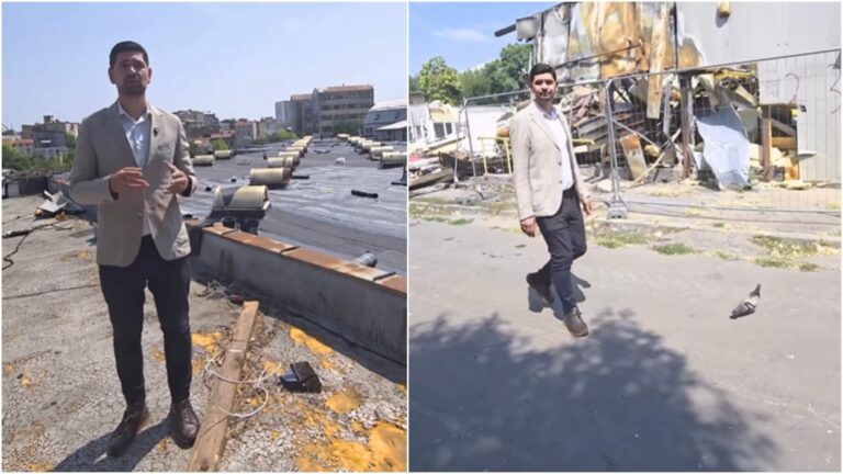 Progresul lucrărilor de la Piața Matache: Acoperișul halei de legume-fructe în refacere