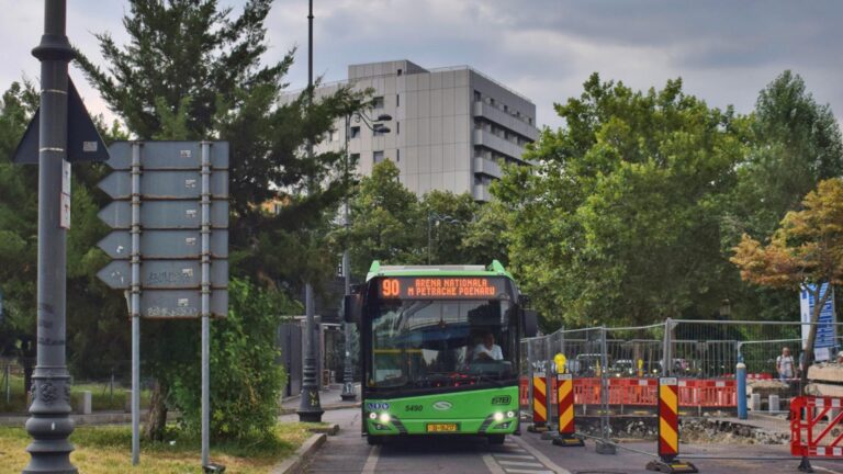 Relocarea temporară a stației STB „Complex Grozăvești” spre Podul Cotroceni