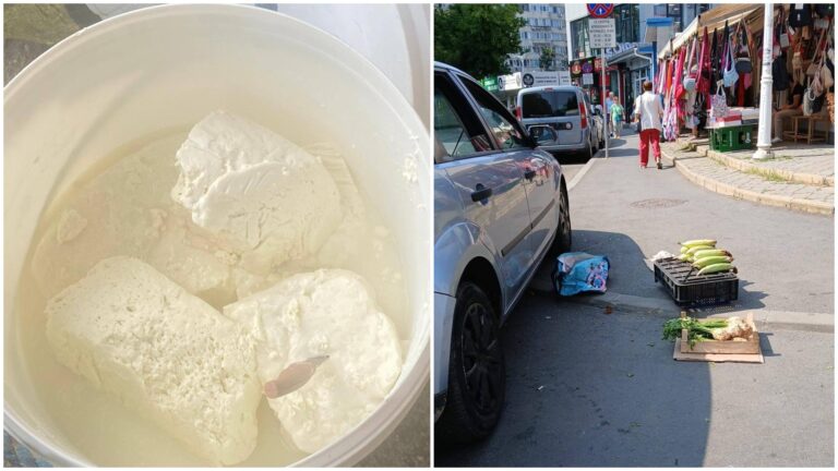 Apelul primăriei către bucureșteni: Evitați achiziționarea brânzei de pe trotuar! Poliția Locală S6 a confiscat 350 de kilograme de alimente