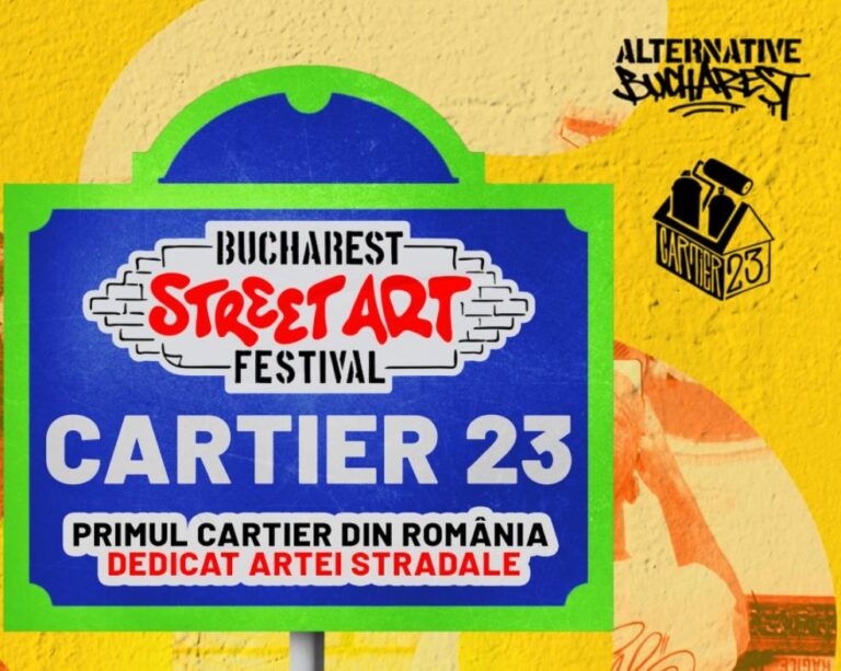 Cartierul 23 August, dedicat artei stradale, va găzdui Bucharest Street Art Festival în perioada 3-5 octombrie