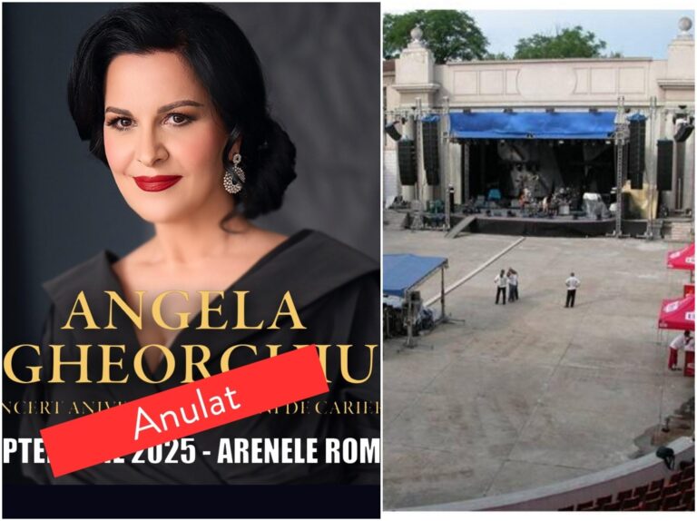 Concertul aniversar al Angelei Gheorghiu, anulat din lipsă de interes