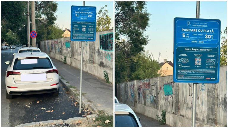 Confuzie în parcarea din București: Permis sau interzis?