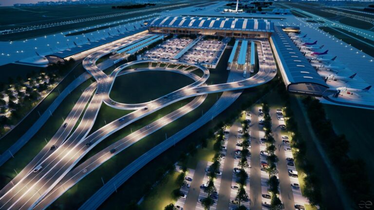 Imagini spectaculoase ale noului terminal de la Aeroportul Otopeni
