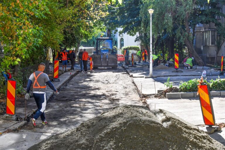 Lucrări de modernizare pe Strada Orșova din Militari