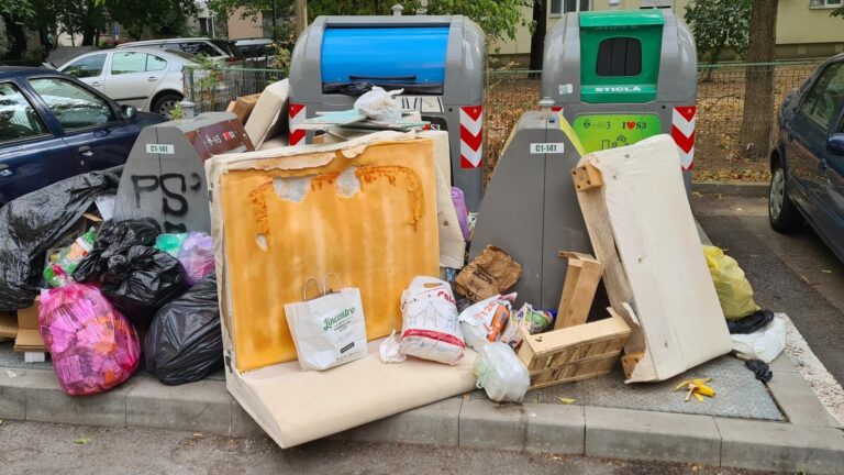 Munți de gunoi lângă pubele în Sectorul 3: O situație alarmantă pe Str. Stelian Mihale