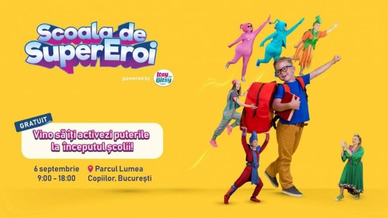 Parcul Lumea Copiilor din București, gazda unei noi ediții a Școlii de SuperEroi