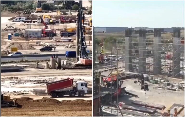 Progrese pe șantierul Lotului 1 Nord al A0: Autostrada Bucureștiului se apropie de finalizare