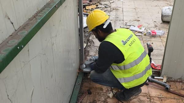 Proiect în desfășurare pe șantierul pieței Berceni-Olteniței