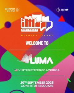 Proiecții video impresionante pe Palatul Parlamentului la iMapp Bucharest