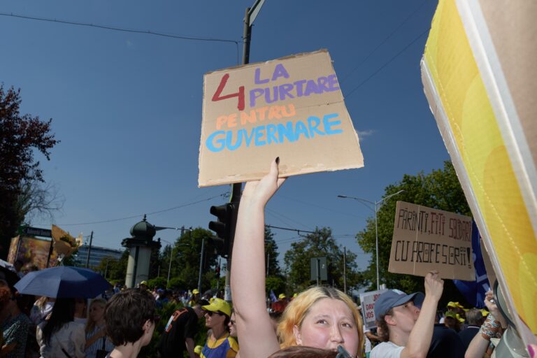 Proteste ale studenților în marile centre universitare din România