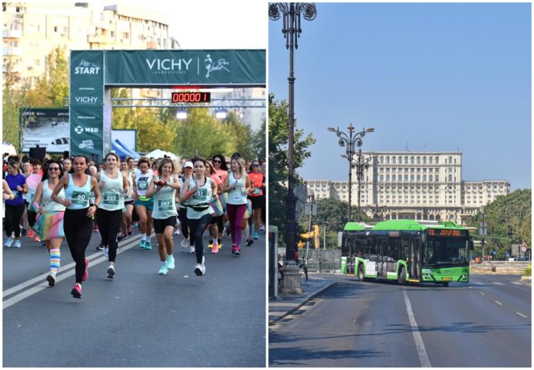 Restricții de circulație în centrul Bucureștiului din cauza evenimentului „Ladies Run”